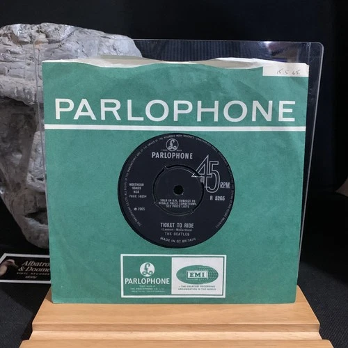 The Beatles  Ticket To Ride R5265 1965 UK original 7" 45 single EX+