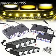 245 Led Headlight Bumper Fog Lamp Projector Lens Work Light Driving Light 2x