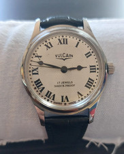 Vulcain manual winding cal. St-96 by FHF Swiss made Grey