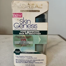 L'Oreal Skin Genesis Pore Minimizing Skin Re-Smoother * NIB * 1.0 Fl Oz