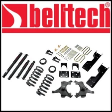 Belltech 4-5"F / 6"R Lowering Kit w/Shocks 92-98 C1500 Silverado Sierra Std Cab