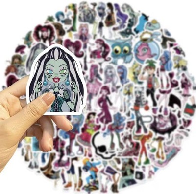 50x Monster High Sticker Set Frankie Stein Aufkleber Laptop Basteln Geschenk Neu