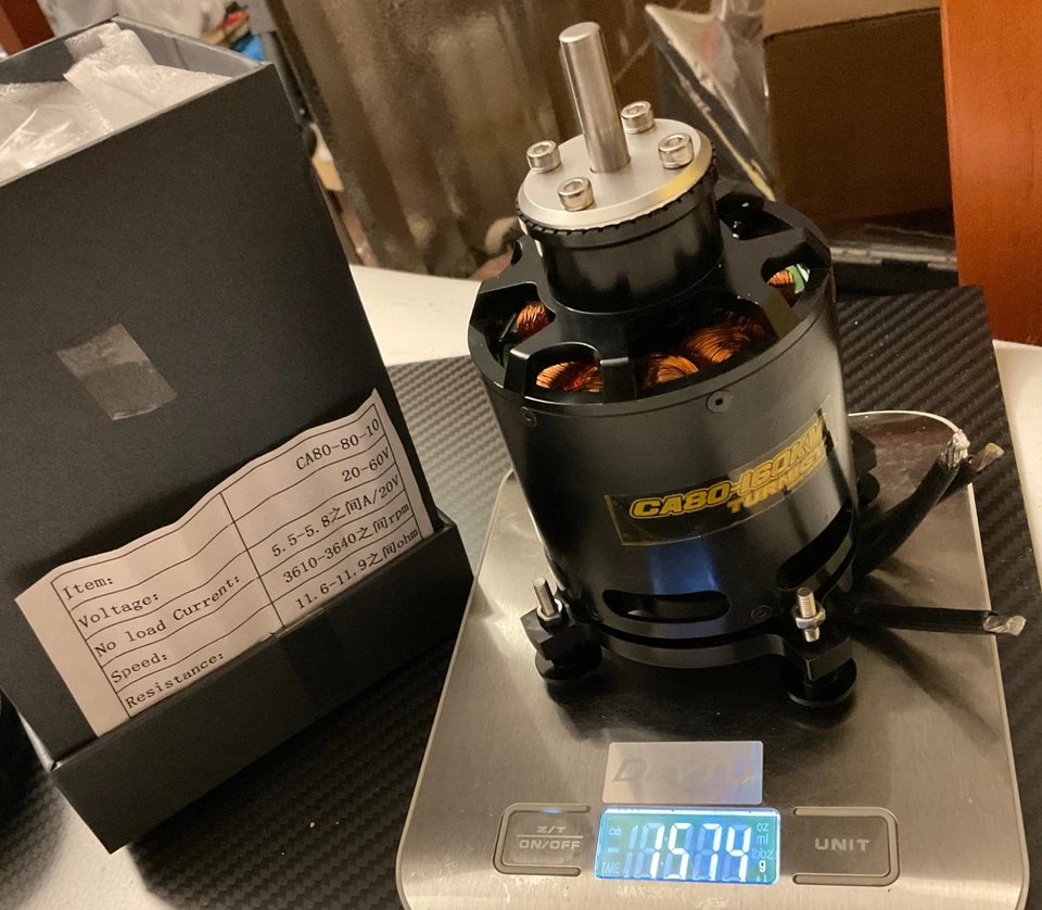 Motor Outrunner sin escobillas Turnigy CA80 160kv (hasta 14S LiPo) Foto 2 de 3