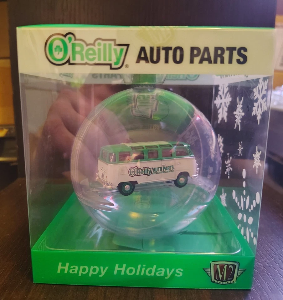 M2 Machines O'Reilly's Christmas Ornament 1960 Volkswagen Bus  - Image 3 of 4