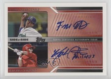 2011 Topps Pro Debut Side by Dual Kaleb Cowart Fabio Martinez #DA-MC Auto 2m4