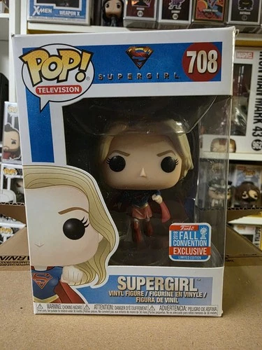 Funko Pop #708 DC Universe - Supergirl - 2018 New York Comic Con Shared Sticker
