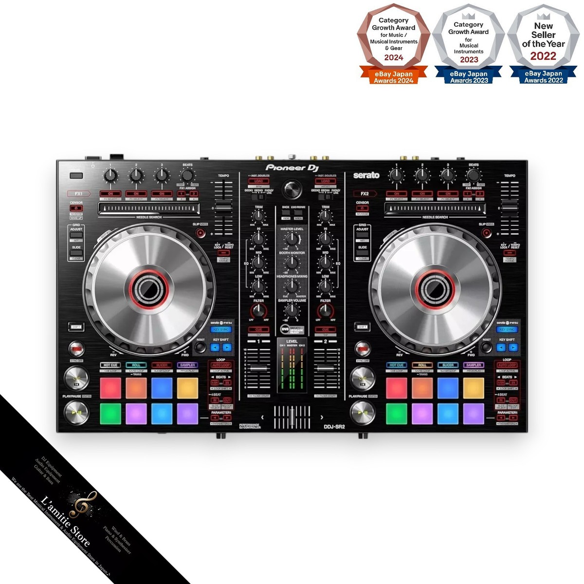 Pioneer Serato DJ コントローラー ddj-sr DDJ-SR2 2-channel performance DJ controller for Serato DJ