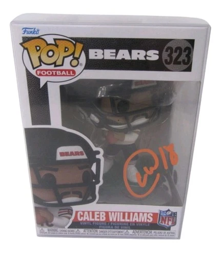 leod69: (2) Caleb Williams Autographed Funko Pops NFL Series 15 Figure #323
