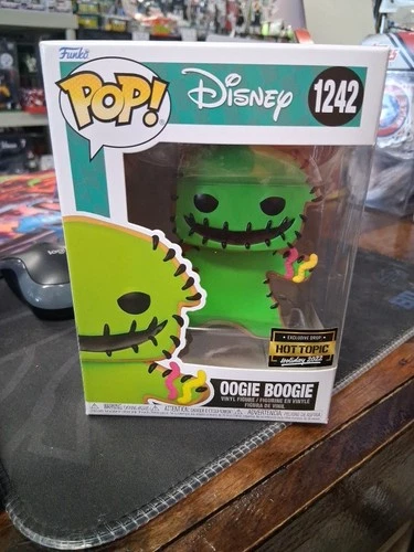 FUNKO POP DISNEY NBC OOGIE BOOGIE 1242 HOT TOPIC GINGERBREAD HOLIDAY 2022
