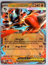Mega Lucario ex - Promo 012 ME: Mega Evolution Promo NM 5ban Graphics
