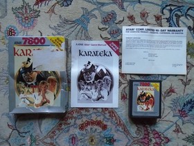 Collection of Atari 7800 games complete, all with box, manual, registration card