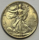 1936-P Walking Liberty Half Dollar; Higher Grade 50C