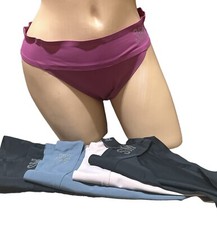 Steve Madden Bikini Panties 5-Pack Size Large Multi Color Ships Worldwide