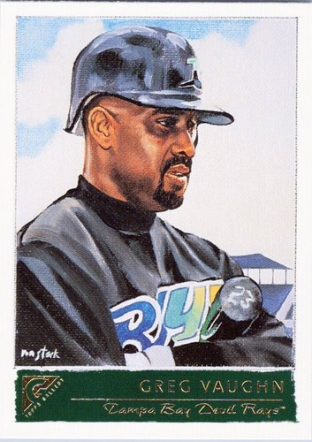 2001 Topps Gallery Greg Vaughn #59 card