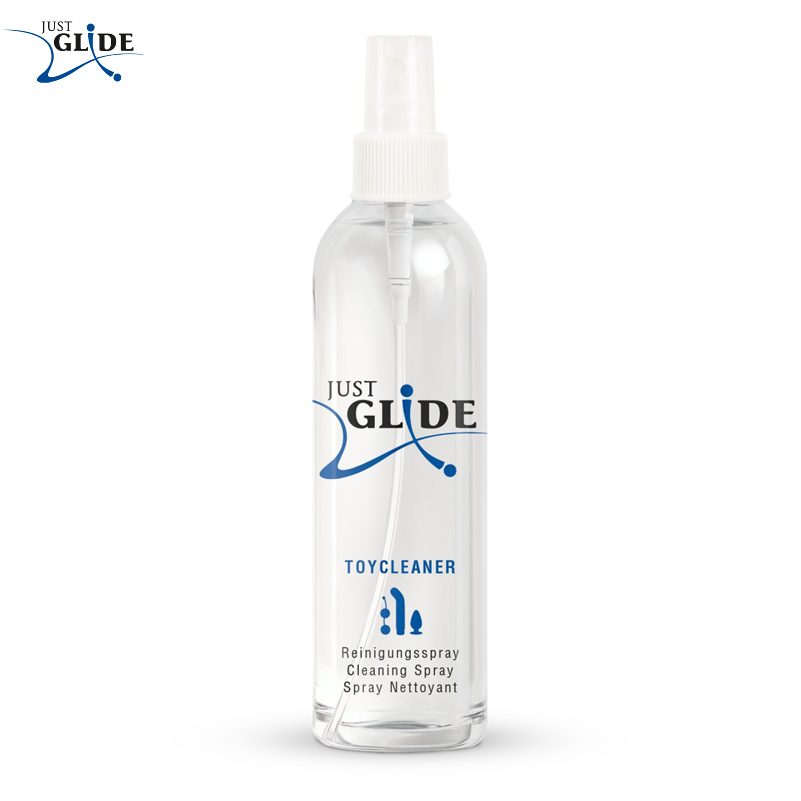 Just Glide Spry per la Pulizia di Sex Toys in Silicone Lattice Gomma e Plastica