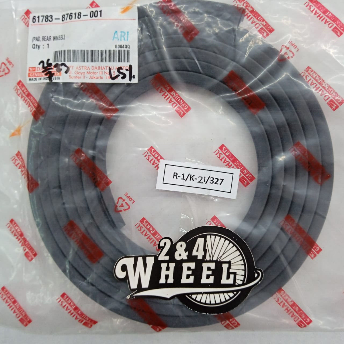 Daihatsu Feroza Rocky Sportrak Fourtrak Fender Pad Rubber 61783