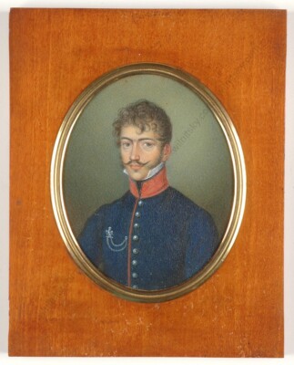 School of J.-B. Isabey ''Sibien Maréchal des logis-Chef 7. Chasseurs á Cheval''(m)