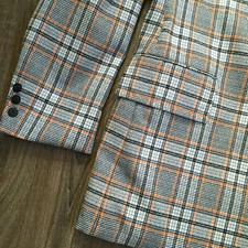Vintage Atomic 60s 70s Plaid Hollywood Gangster Blazer Sportcoat Disco Pimp OG