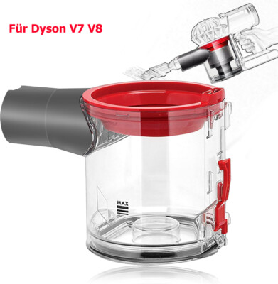Für Dyson V7 V8 Staubbehälter Staub Behälter Mülleimer 967699-01 96769901