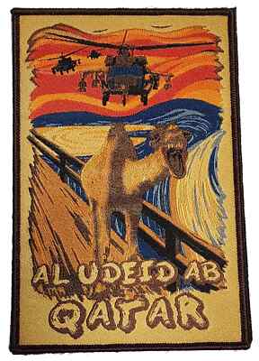 AL UDEID AIR BASE QATAR 6'' HOOK & LOOP PATCH