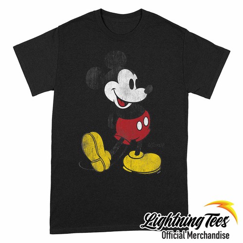 Disney Official Mickey Mouse Black T 