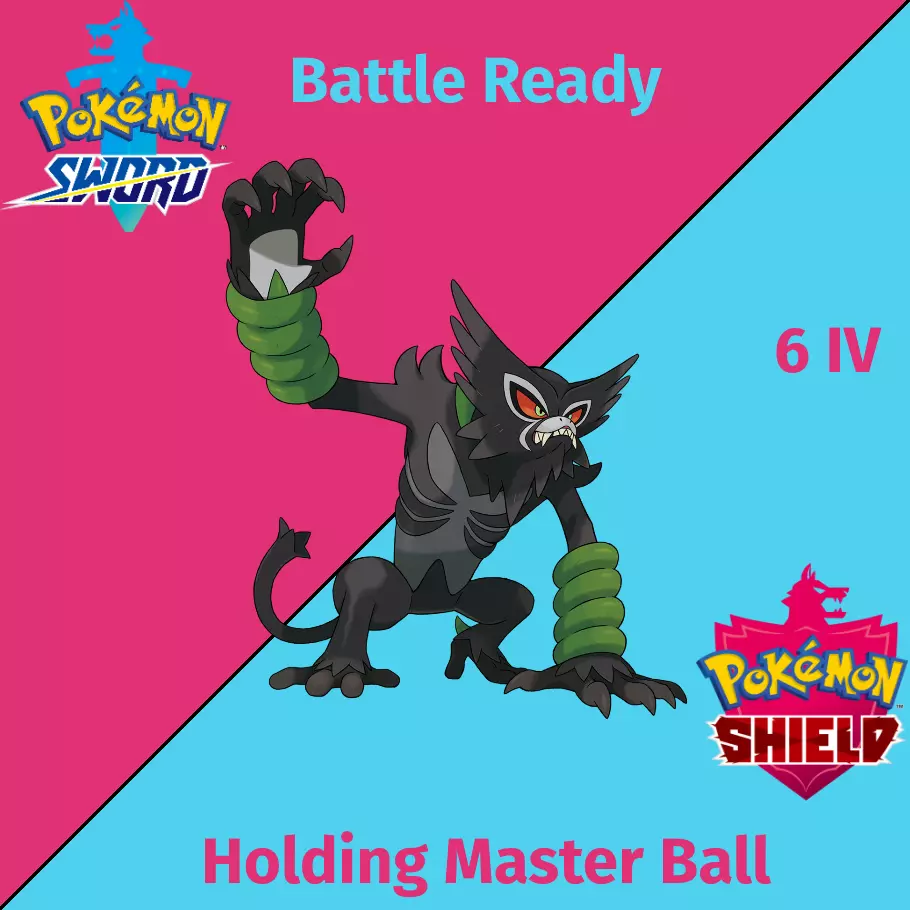 Pokemon Sword and Shield // UNRELEASED EVENT ZARUDE // 6IV 