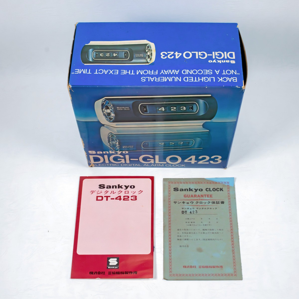 Réveil Sankyo DIGI-GLO modele n°501