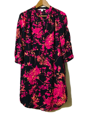 DVF  Diane Von furstenberg  printed silk dress - Picture 1 of 8