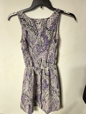 Reformation Ladies Dress Small Back Zipper With Top Wrap Sleeveless Pretty Print