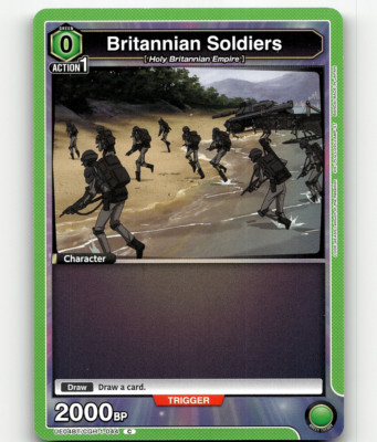 Union Arena Britannian Soldiers - Code Geass: Lelouch of the Rebellion