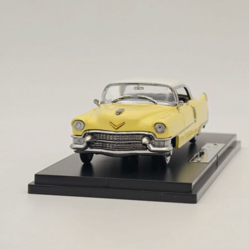 GFCC 1/43 1955 Cadillac cupé DeVille amarillo diecast modelo coche colección - Imagen 4 de 7