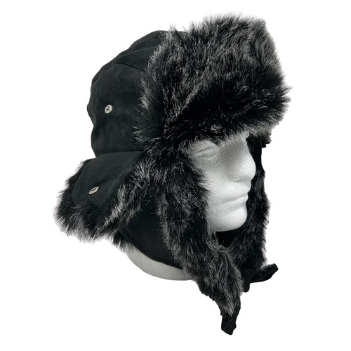 Dorfman Pacific Scala Trapper Hat L Brown Faux Fur Ear Flaps  display picture 1