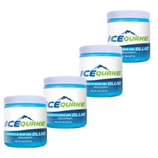 4-pak IceQuake Muscle Rub Gel 8 oz tub - fast acting relief for 6.92 per tub