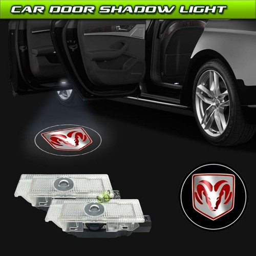 2pcs Car Door Projector Welcome Ghost 