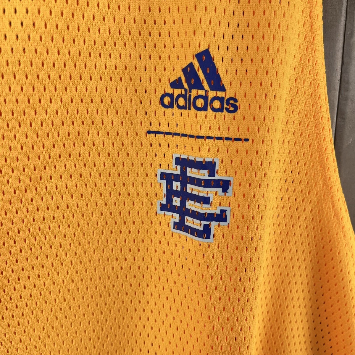 Adidas x Eric Emanuel Men's Summer Hoops Tank Top Jersey Adidas x Eric Emanuel Men's Summer Hoops Tank Top Jersey