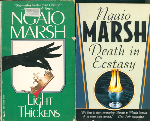Lot 2 Ngaio Marsh Roderick Alleyn Mystery Novels Light Thickens Death In Ecstasy - 第 1/4 張圖片