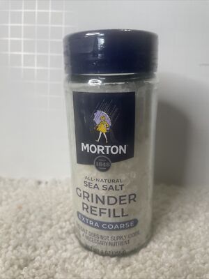 Morton Sea Salt Grinder Refill Extra Coarse 9oz 