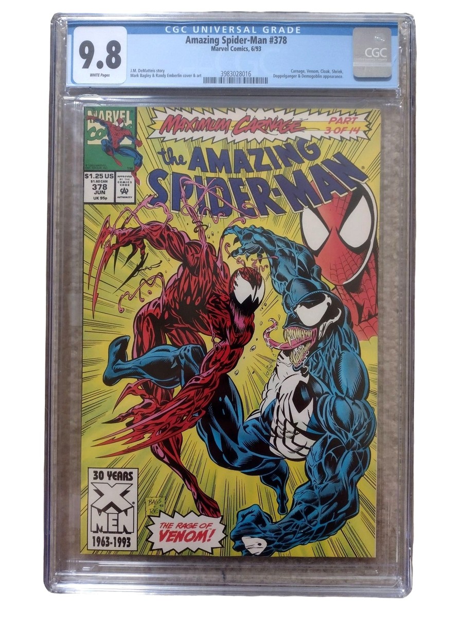 Amazing Spider-Man 378 CGC 9.8 Maximum Carnage 3 of 14 | eBay