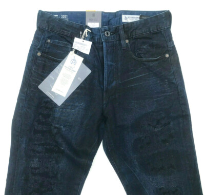 .G-Star '3301 TAPERED COJ' Cobler Twill Pacific Restored Size W29 L32 RRP $275