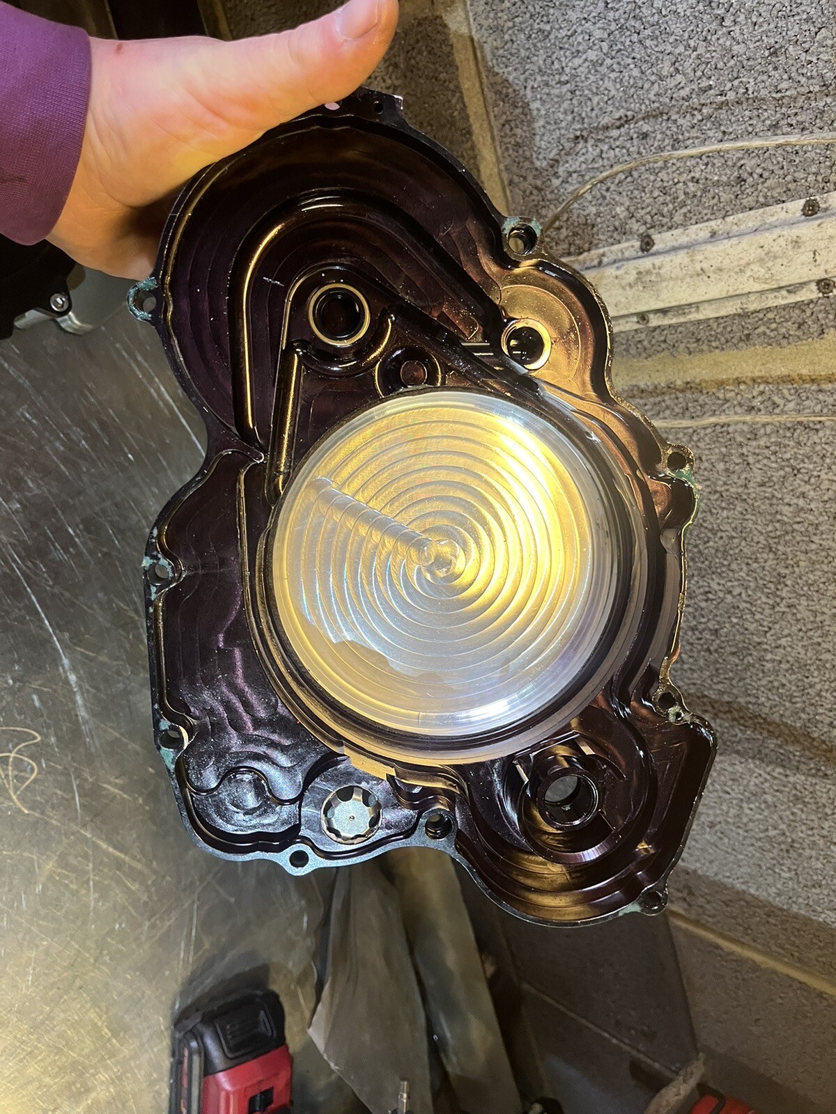 Billet 2 Piece Clutch Cover Ktm Rfs Engine 450 525 540 560 Exc Sx