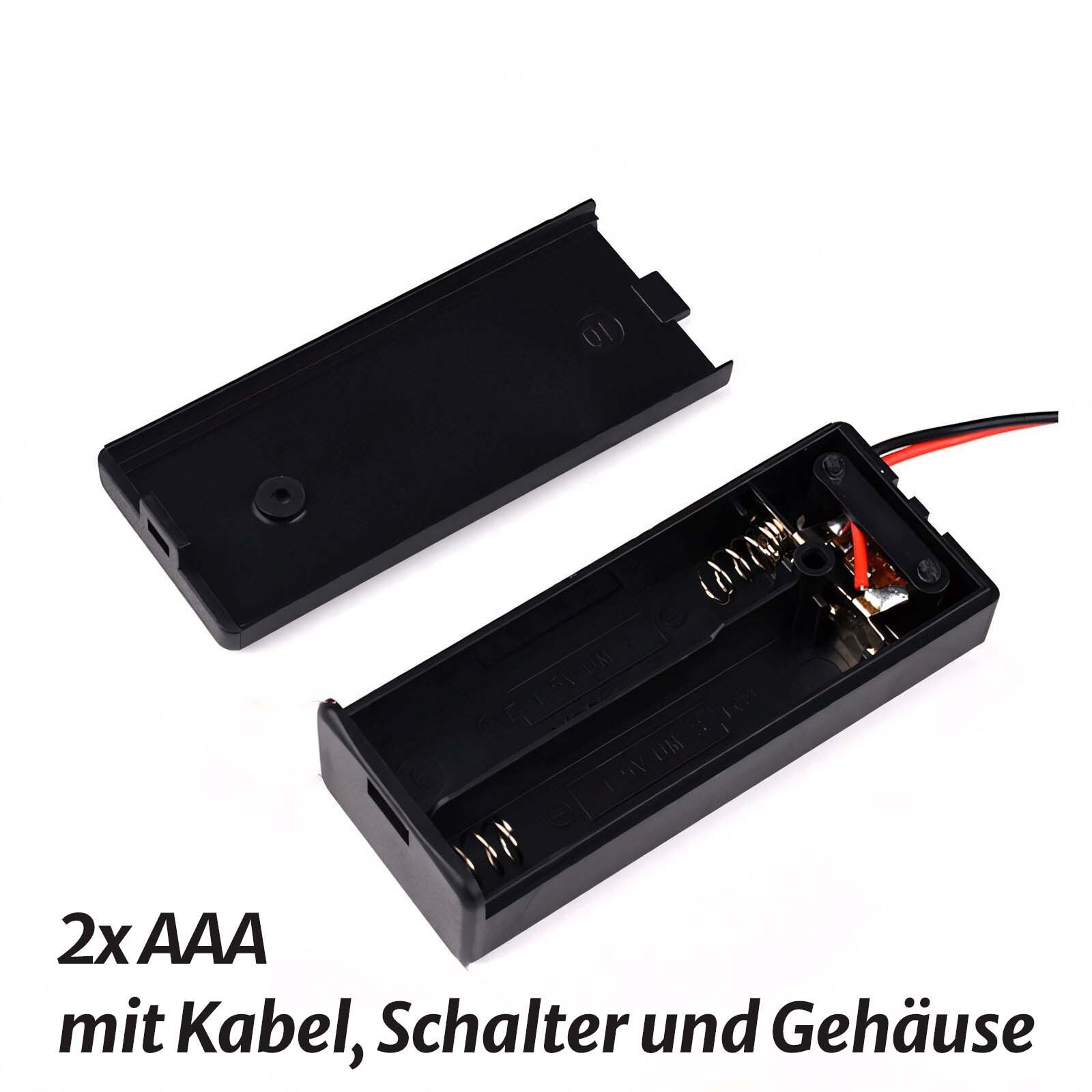 WELLDOER Wasserdichter Batteriehalter für Gehäuse 3 4 6 8 Slots AA Batteriebox für Gehäuse mit Schalter Haushaltsbatteriehalter Batterieboxen WELLDOER Wasserdichter Batteriehalter für Gehäuse 3 4 6 8 Slots AA Batteriebox für Gehäuse mit Schalter Haushaltsbatteriehalter Batterieboxen