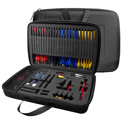 92PCS Automotive Multimeter Test Lead Kit Wire-Piercing Clip Test Probe Wire Set