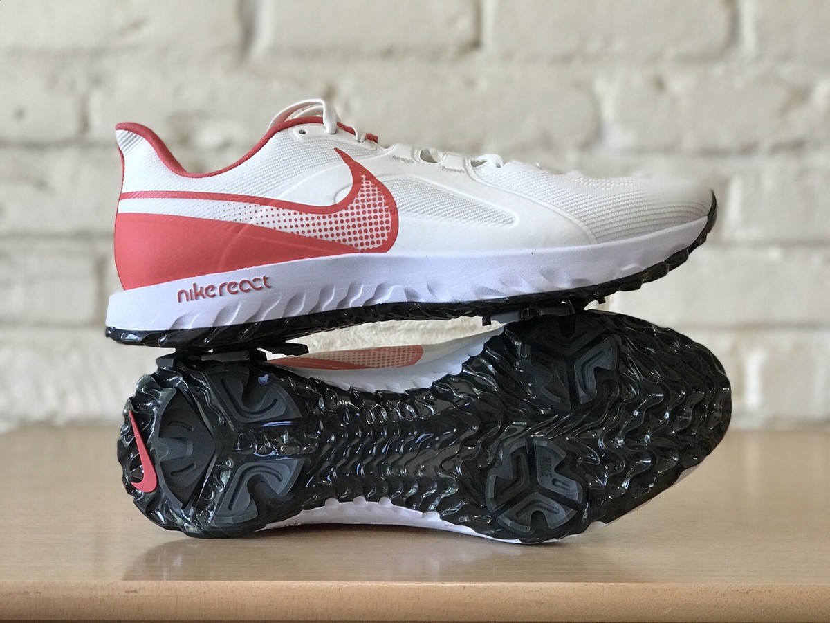 Nike React Infinity Pro Golf Shoes Sail Magic Ember White Men's