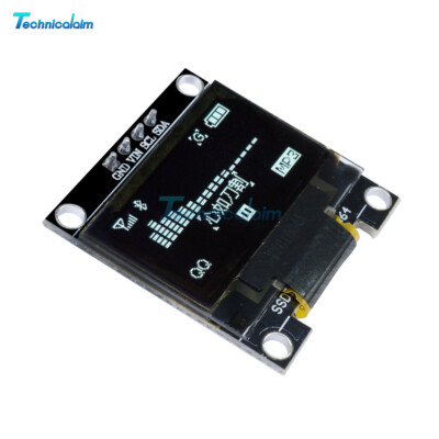 0.96'' I2C IIC Serial 128X64 OLED LCD White LED Display Module For Arduino