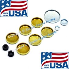 Brass Freeze Plug Kit Fits Oldsmobile 260 307 330 350 400 403 425 455 V8 Engines