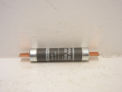 GOULD SHAWMUT CRS 100 NEW 100A TYPE D TIME DELAY FUSE 600V CRS100
