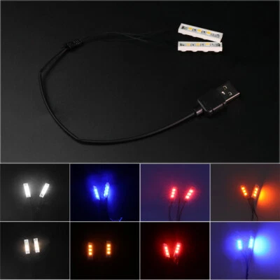 LocoLee USB LED Streifen für Lego DIY Dekoration Licht Beleuchtung Set (2 in 1)