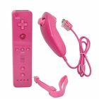 Built in Motion Plus Remote Controller &Nunchuck for Nintendo Wii /Wii U Console