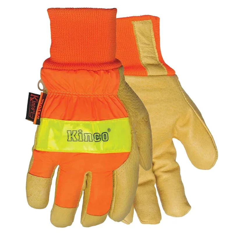 High Visibility Reflective Lined WATERPROOF Pigskin Cold Weather WORK GLOVES
Opens in a new window o