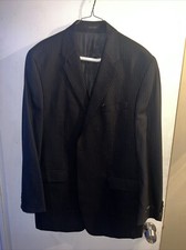 Dkny Black Blazer 42 Large 100 Wool